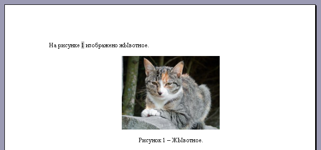 как сделать нумерацию рисунков в word