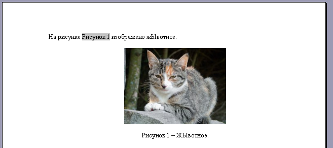 как сделать нумерацию рисунков в word