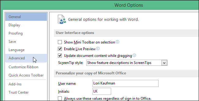 Переход по ссылкам в Word