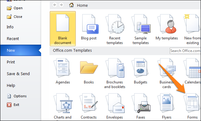 Создаём заполняемые формы в Word