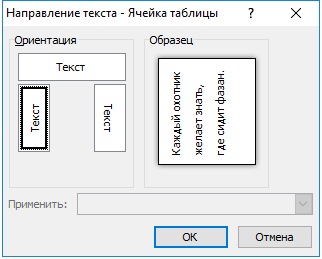 Ориентация текста в Ворде. Вертикальный текст
