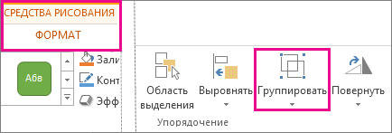 Панель для работы с рисунками